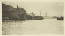 Bound for the North River, 1887. Creator: Peter Henry Emerson