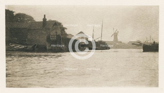 Bound for the North River, 1887. Creators: Peter Henry Emerson, Alfred Dawson.