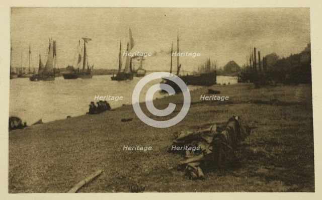 Bound for the North Sea, 1887. Creator: Peter Henry Emerson.