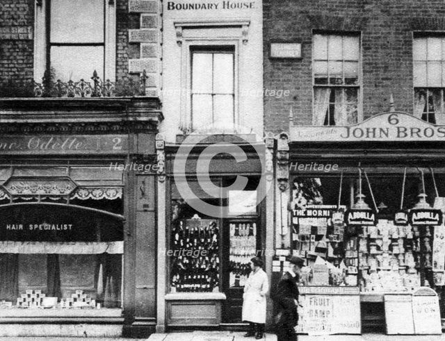 Boundary House, Notting Hill Gate, London, 1926-1927. Artist: Unknown