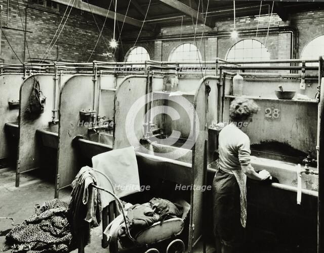 Boundary Street Area Laundry, Bethnal Green, London, 1964. Artist: Unknown.