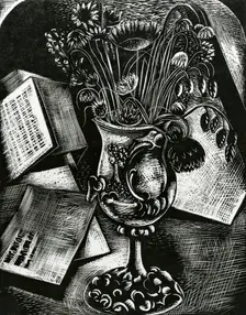 Bouquet, 1927. Creator: Paul Nash