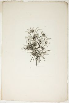 Bouquet with Daffodils, from Collection of Different Bouquets of Flowers..., published July 4, 1760. Creator: Pierre-Charles Canot