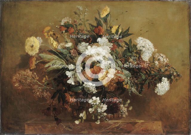 Bouquet champêtre, c. 1850. Creator: Delacroix, Eugène (1798-1863).