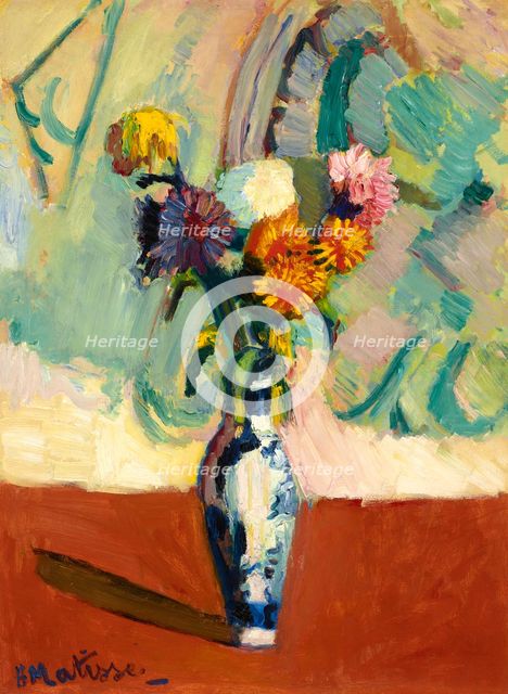 Bouquet, Chinese vase, 1901. Creator: Matisse, Henri (1869-1954).