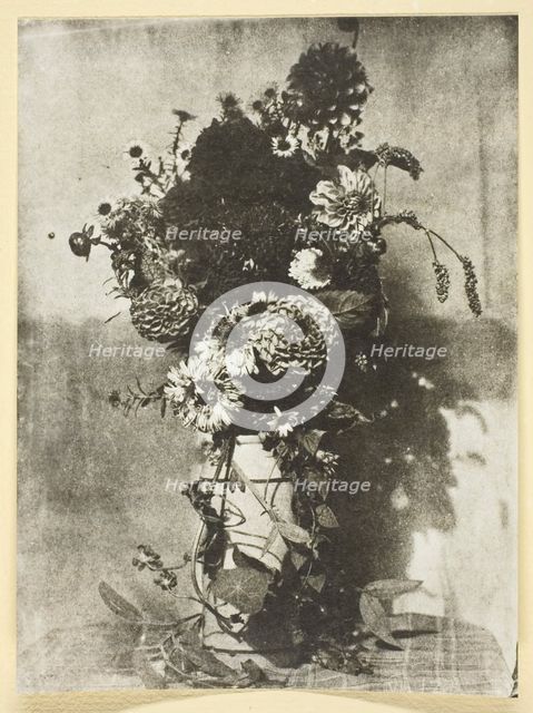 Bouquet de Fleurs, 1842/50, printed 1965. Creator: Hippolyte Bayard.