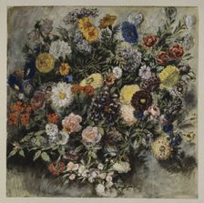 Bouquet de fleurs , 1849
