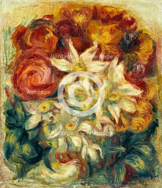 Bouquet de narcisses et de roses, c.1914. Creator: Pierre-Auguste Renoir.