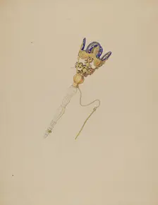 Bouquet Holder, c. 1936. Creator: Doris Beer