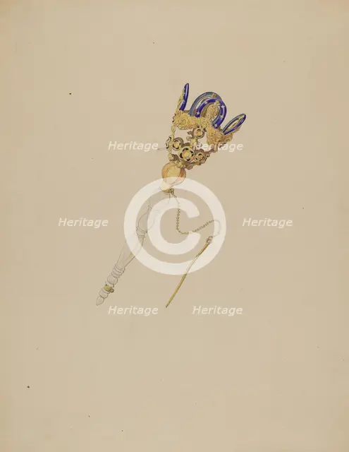 Bouquet Holder, c. 1936. Creator: Doris Beer.