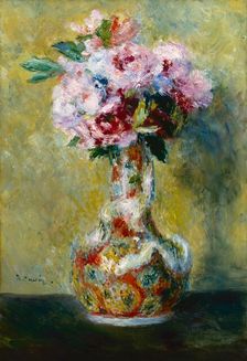Bouquet in a Vase, 1878. Creator: Pierre-Auguste Renoir