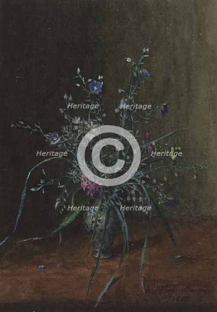 Bouquet of Wild Flowers and Grasses, 1865. Creator: Leon Bonvin.