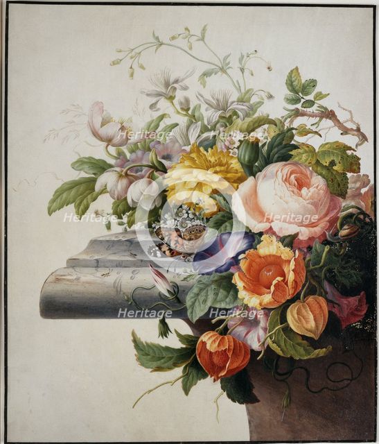 Bouquet of Flowers, 1700. Creator: Herman Henstenburgh.
