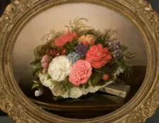 Bouquet of Flowers, 1859. Creator: Julia Rayska