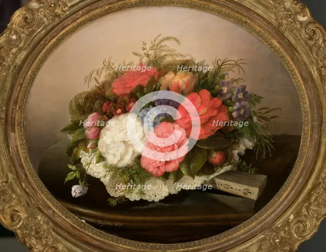 Bouquet of Flowers, 1859. Creator: Julia Rayska.