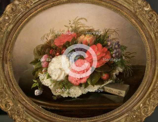Bouquet of Flowers, 1859. Creator: Julia Rayska.