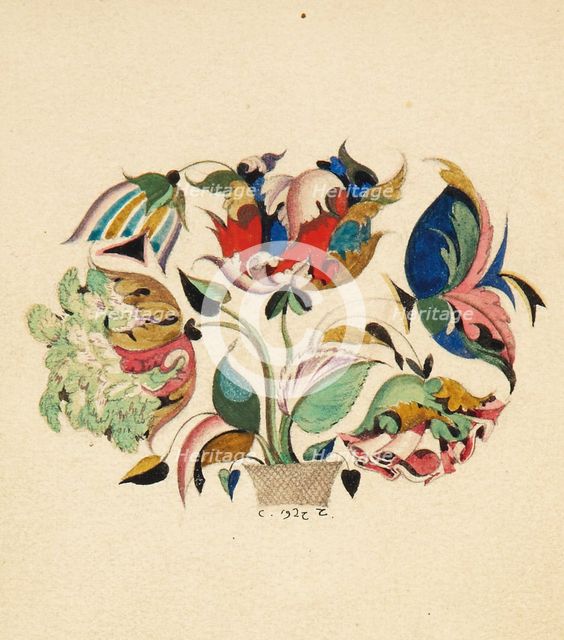Bouquet of flowers , 1922.