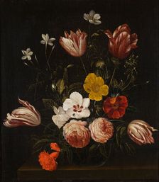Bouquet of Flowers, 2nd half of 17th century. Creator: Unknown