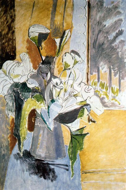 'Bouquet of Flowers on a Veranda', 1912-1913. Creator: Henri Matisse.