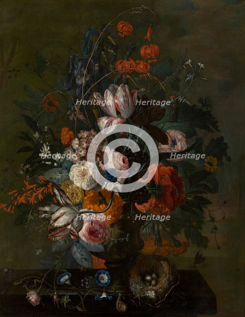 Bouquet of Flowers, c1710-1740. Creator: Jacob van Huysum.