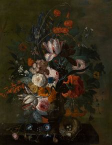 Bouquet of Flowers, c1710-1740. Creator: Jacob van Huysum