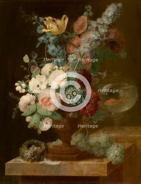Bouquet of Flowers, c1780-1809. Creator: Georges Frederic Ziesel.