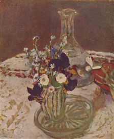 Bouquet of Pansies, Forget-me-nots, and Daisies (About 1900) c1900, (1946). Artist: Edouard Vuillard