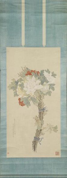 Bouquet of peonies, 1891-1908. Artist: Jiahui Miao