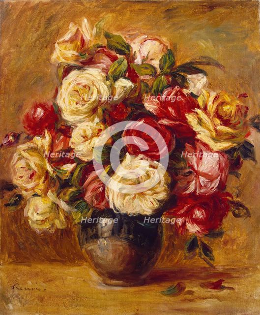 Bouquet of Roses, 1911. Creator: Pierre-Auguste Renoir.