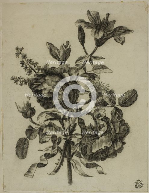 Bouquet of Roses and Lilies, n.d. Creator: Unknown.