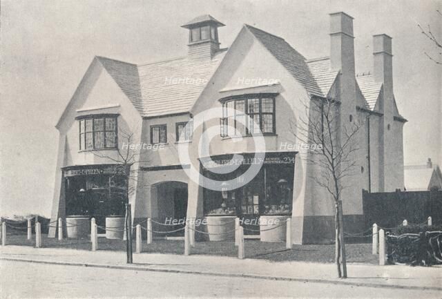 Bournville: two of the Village Shops, by WA Harvey, c1900 (1901-1902). Artist: Unknown.