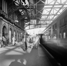 Bournemouth Central Station, Bournemouth, Hampshire, 23/06/1956. Creator: John Laing plc