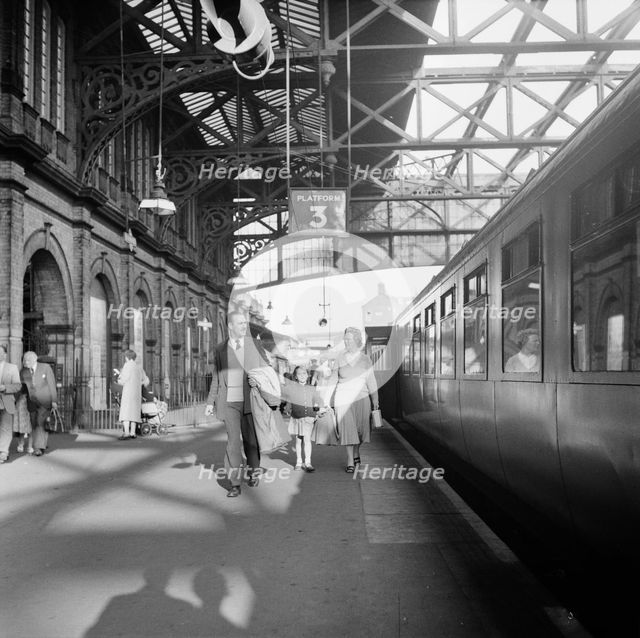 Bournemouth Central Station, Bournemouth, Hampshire, 23/06/1956. Creator: John Laing plc.