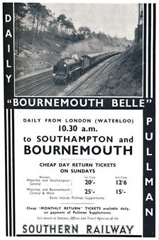 Bournemouth Belle - Southern Railway 1936