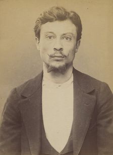 Bourbasquet. François. 25 ans, né le 11/3/69 à St Avé (Morbihan). Garçon coiffeur. Anarchi..., 1894. Creator: Alphonse Bertillon