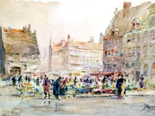 Bourbon Quay c1892-1938. Artist: Rene Leverd