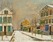 Bourg-la-Reine sous la neige, c1927. Creator: Utrillo, Maurice (1883-1955)
