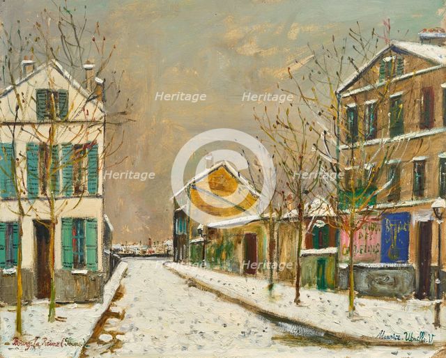 Bourg-la-Reine sous la neige, c1927. Creator: Utrillo, Maurice (1883-1955).