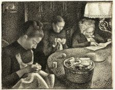 Bourgeois Interior, 1890/91. Creator: Georges Lemmen