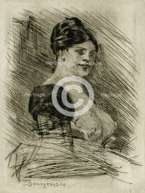 Bourgeoisie, between circa 1875 and circa 1880. Creator: Félicien Rops.
