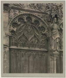 Bourges Cathedral: Crypt Under Nave, c. 1900. Creator: Frederick H. Evans (British, 1853-1943)
