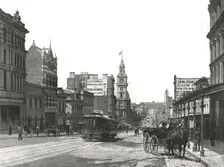 Bourke Street looking east, Melbourne, Australia, 1895. Creator: York & Son