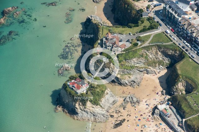 Boutique house on The Island, Towan Beach, Newquay, Cornwall, 2016. Creator: Damian Grady.