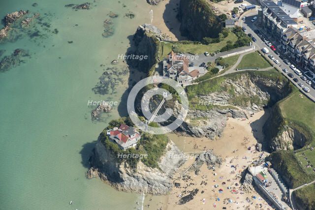 Boutique house on The Island, Towan Beach, Newquay, Cornwall, 2016. Creator: Damian Grady.