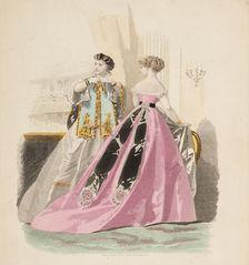 Bow-Bells, Paris Fashions, 1866. Creator: Unknown