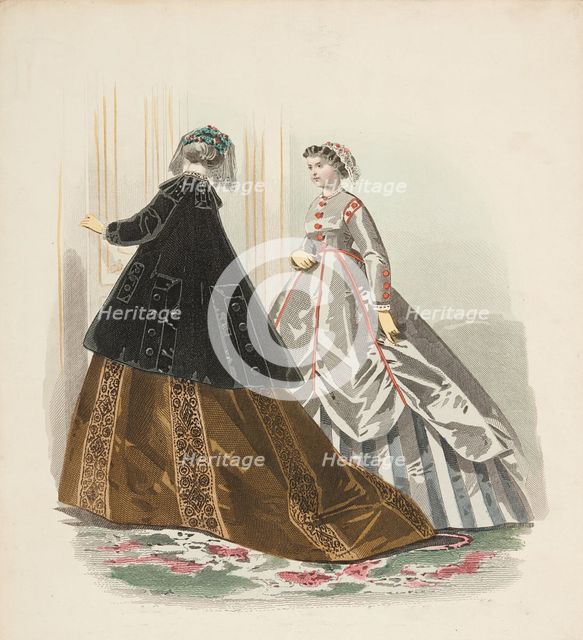 Bow-Bells, Paris Fashions, 1867. Creator: Unknown.