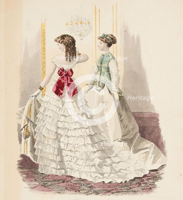 Bow-Bells, Paris Fashions, 1867. Creator: Unknown.