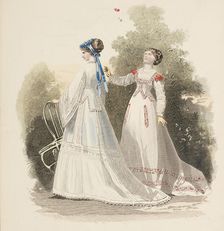 Bow-Bells, Paris Fashions, 1867. Creator: Unknown