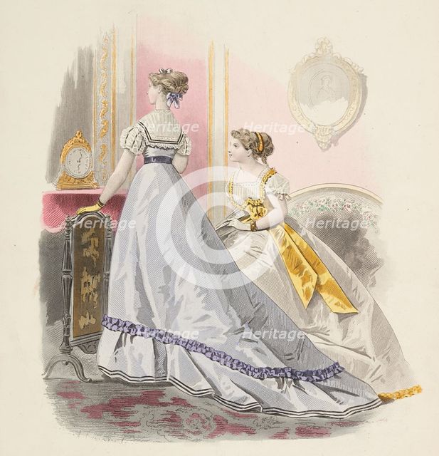Bow-Bells, Paris Fashions, 1867. Creator: Unknown.