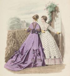Bow-Bells, Paris Fashions, 1868. Creator: Unknown